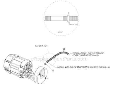 Page C Diagram and Parts List for H650CS Type 2 Porter Cable Generator